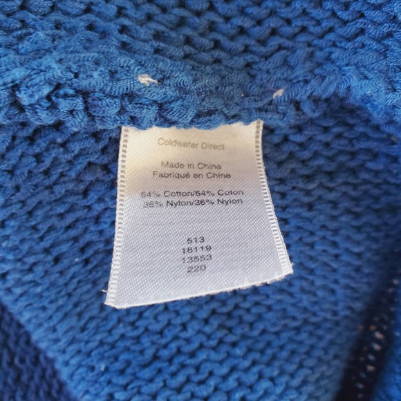 Coldwater Creek Blue Crew Neck Sweater - Picture 9 of 10